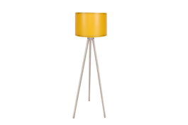 Opviq Lámpara de pie escandinava crema y amarillo